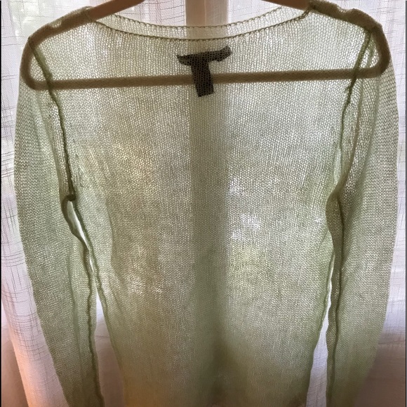 Dkny Sweaters - DKNY Essentials Wool and Mohair blend open knit